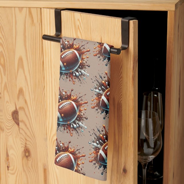 Linge De Cuisine Football  (Pliage en tiers)
