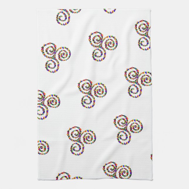 Linge De Cuisine Force de Triskelion celtique (Vertical)