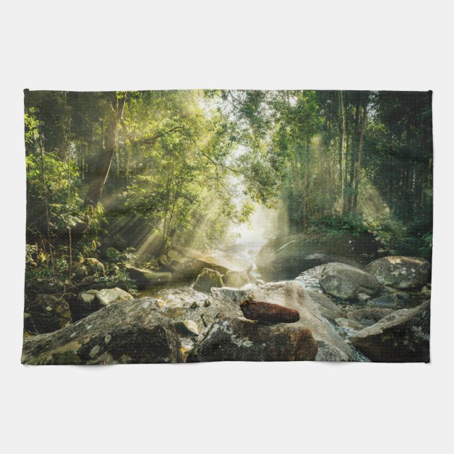Linge De Cuisine Forêt | Forêt tropicale de la Jungle (Horizontal)