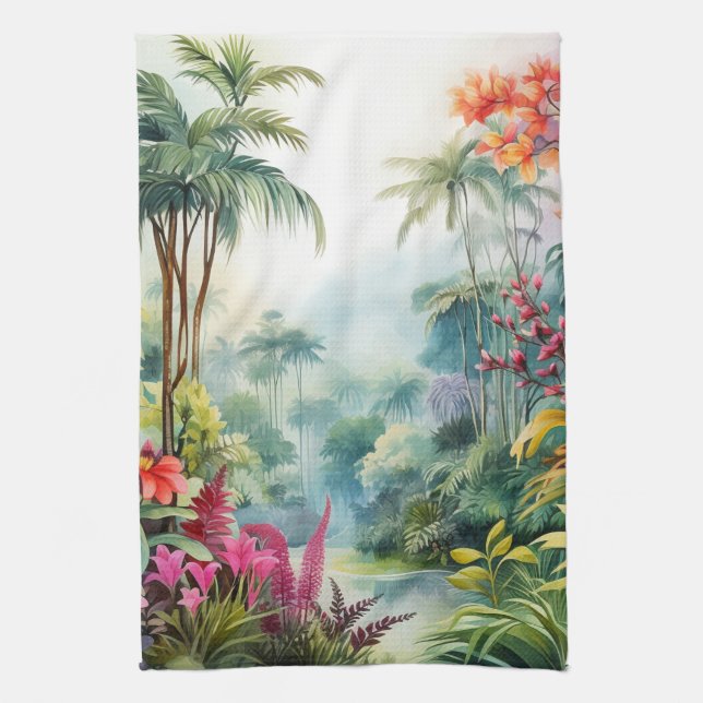 Linge De Cuisine Forêt tropicale (Vertical)