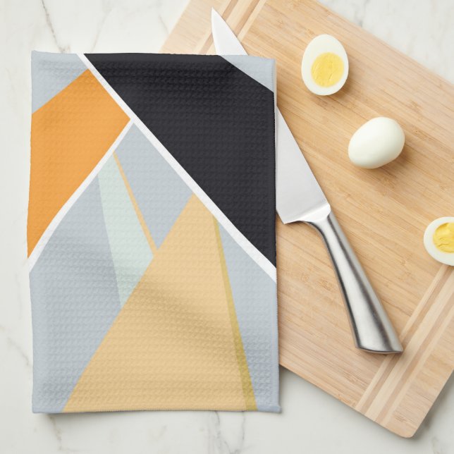 Linge De Cuisine Forme géométrique Abstraite 2 (Quart Plié)