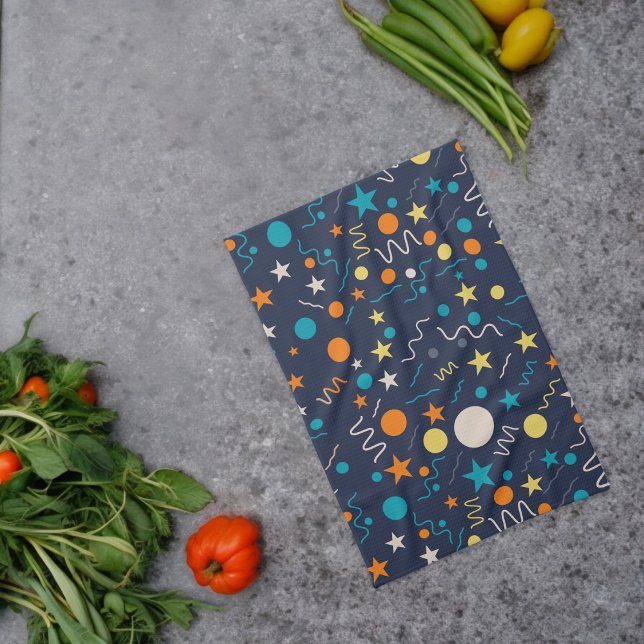 Linge De Cuisine Formes Confetti (Kitchen Towel)
