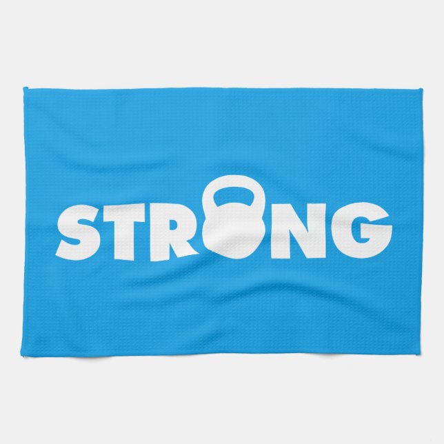Linge De Cuisine FORT - Kettlebell entraînement Motivation (Horizontal)