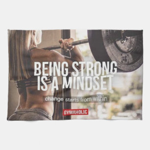 Linge De Cuisine Forte mentalité - Fitness des femmes Inspirationne