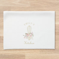 Fouet Floral Rustique Élégant Monogramme