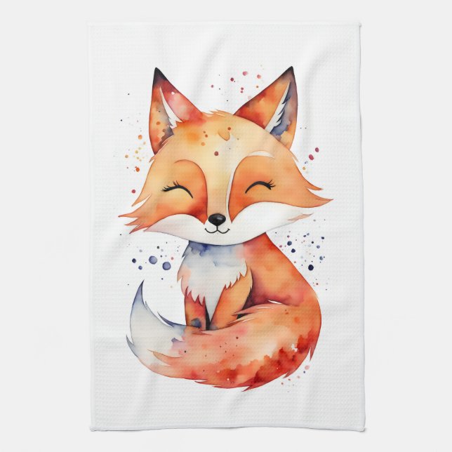 Linge De Cuisine Fox (Vertical)