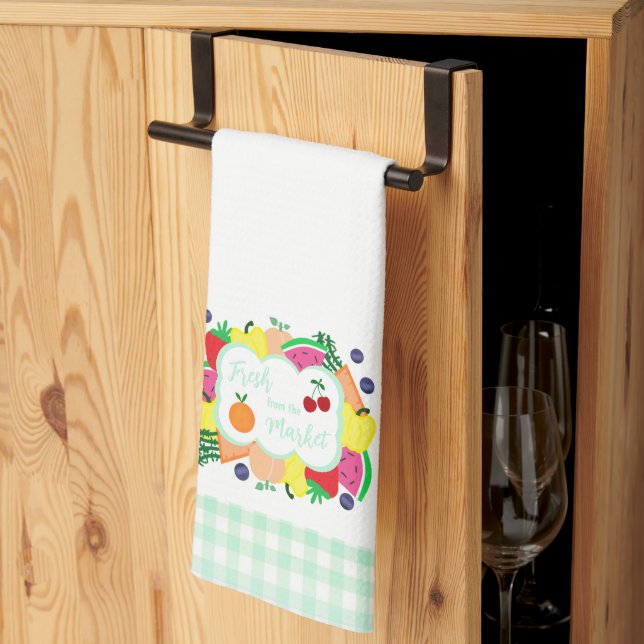 Linge De Cuisine Fraîchement du marché (Pliage en tiers)