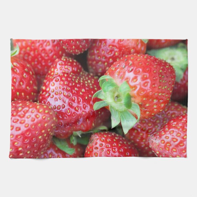 Linge De Cuisine Fraise sucrée (Horizontal)