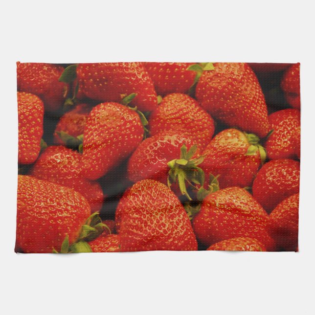 LINGE DE CUISINE FRAISES (Horizontal)
