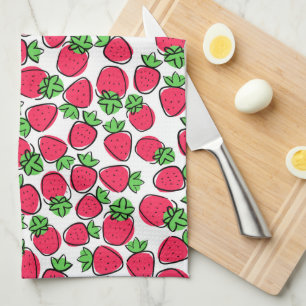 Linge De Cuisine Fraises