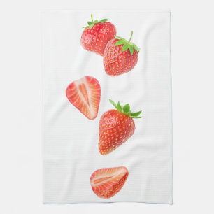 Linge De Cuisine Fraises tombantes