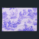 Linge De Cuisine Française toile de jouy bleu et blanc élégant<br><div class="desc">toile de jouy bleu et blanc.</div>