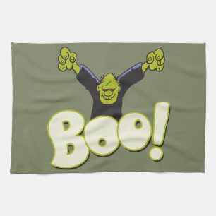 Linge De Cuisine Frankenstein Monster Halloween énorme BOO
