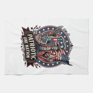 Linge De Cuisine Frankenstein patriotique brute de liberté Monstre 