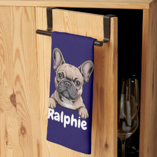 Linge De Cuisine French Bulldog Personalized Dog Name Pet Owner