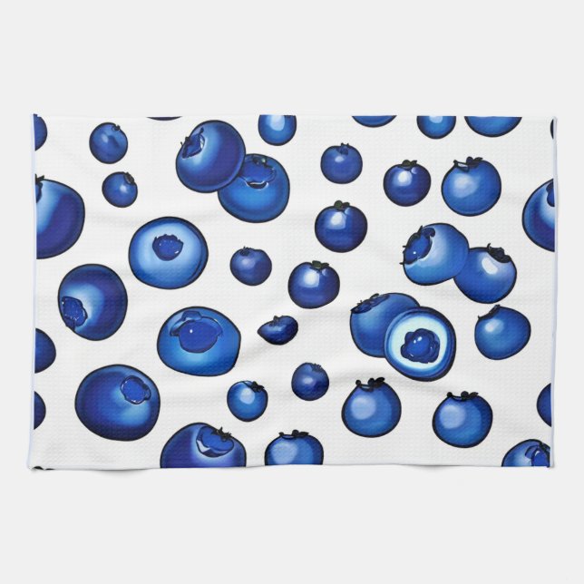 Linge De Cuisine Fresh Blueberry (Horizontal)