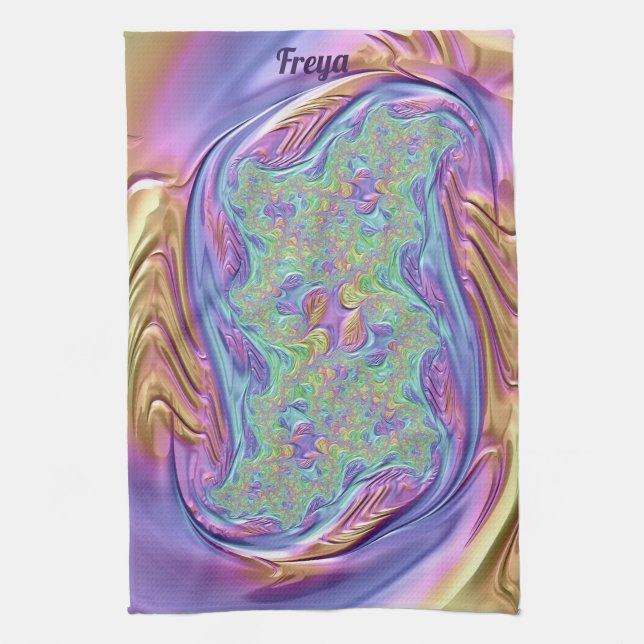 Linge De Cuisine FREYA ~ Motif somptueux ~ Design ORIGINAL ~ (Vertical)