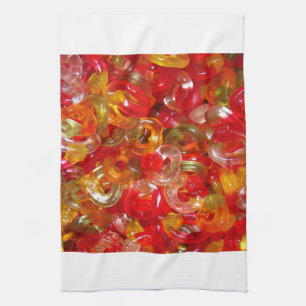 Linge De Cuisine Friandises Sucreries Dessert Paix Amour Fête Desti