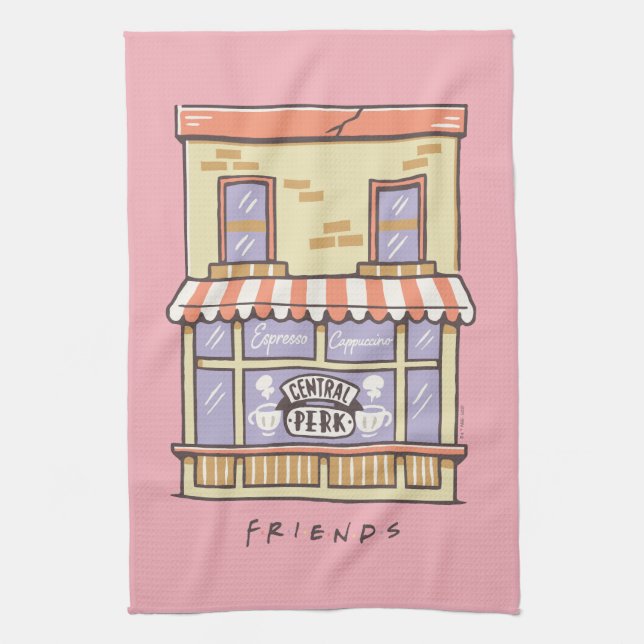 Linge De Cuisine FRIENDS™ | Café Central Perk Dessin Animé (Vertical)