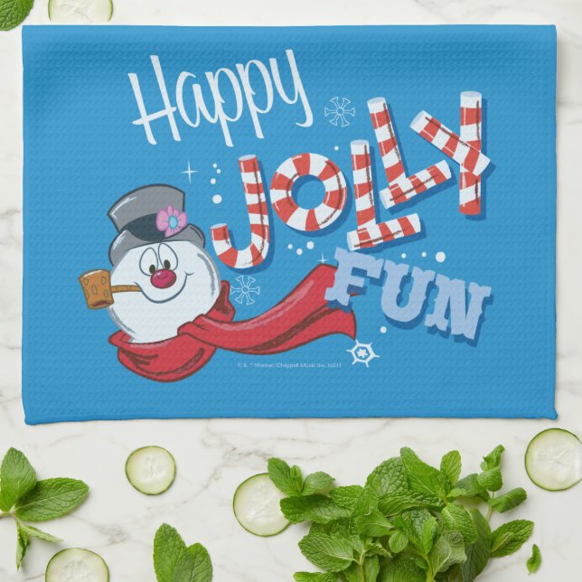 Linge De Cuisine Frosty the Snowman™ | Joyeux Jolly Fun (Plié)