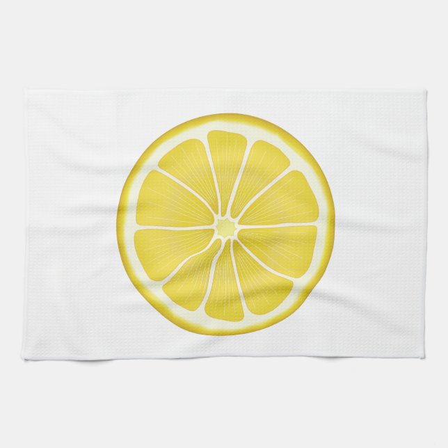 Linge De Cuisine Fruit Citrus citron (Horizontal)
