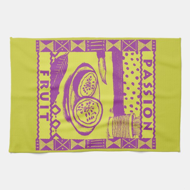 Linge De Cuisine Fruit de passion (Horizontal)