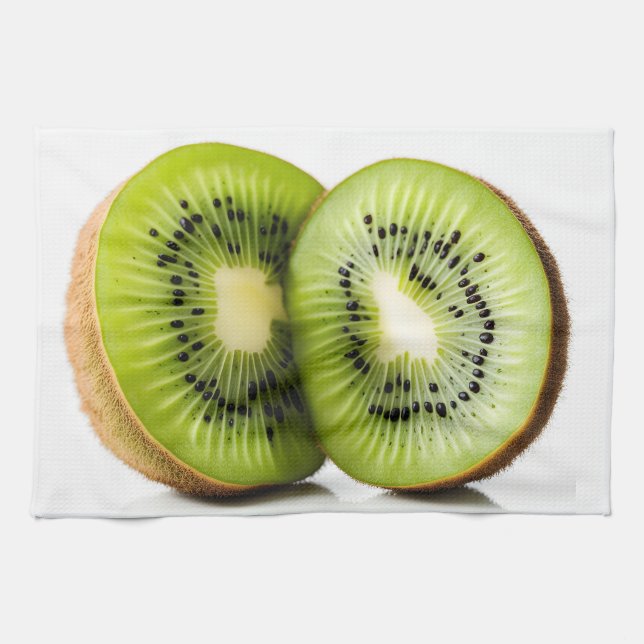 Linge De Cuisine Fruit kiwi vert (Horizontal)