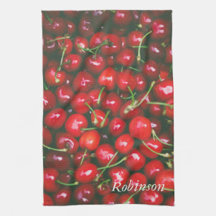 Linge De Cuisine Fruit rouge cerise Personnalisé