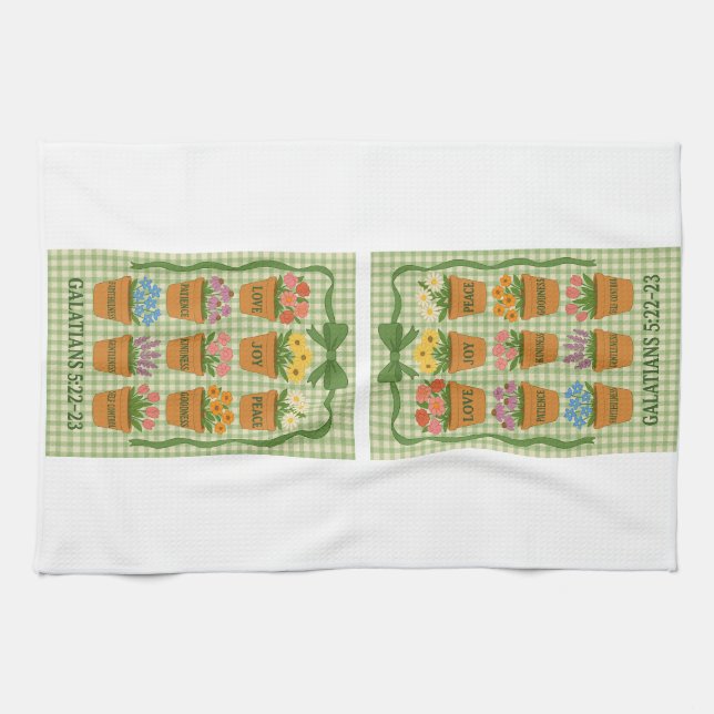 Linge De Cuisine Fruit vert de l'Esprit (Horizontal)