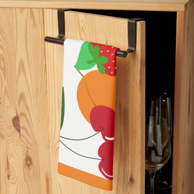 Linge De Cuisine Fruits frais d'été colorés (Pliage en tiers)
