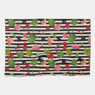 Linge De Cuisine Fruits Fruits Fruits Fruits Fruits Aquarelles Cart