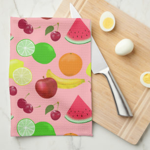 Linge De Cuisine Fruits mignons Vous Customisez Couleur Arrière - p