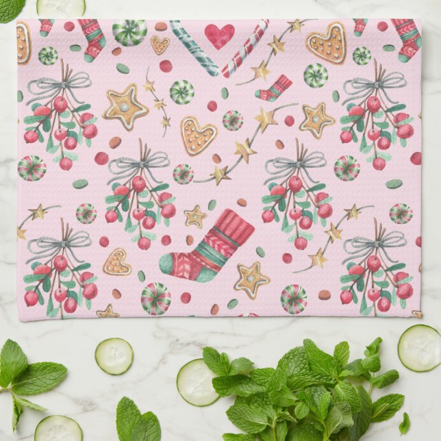 Linge De Cuisine Fun Christmas Cookies and Candies   (Plié)