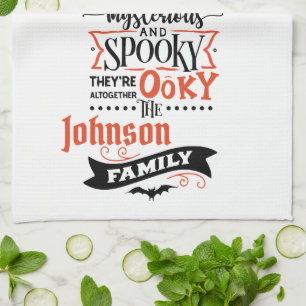Linge De Cuisine Fun Cute Ajouter un nom Éffrayant Halloween Kitche