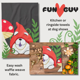 Linge De Cuisine FUN GUY la boue gnome cuisine chien montrer servie