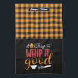 Linge De Cuisine Funky Pun de cuisson Il Bon Jaune Plaid Motif<br><div class="desc">Drôle et serviette de cuisine cool pour rendre la cuisine plus amusante. Cadeau personnalisé pour la famille et les amis qui aiment la cuisine, la cuisson et essayer une nouvelle recette dans la cuisine. Customisez le libellé qui convient à votre occasion. Vous pouvez utiliser l'outil de conception pour modifier davantage...</div>