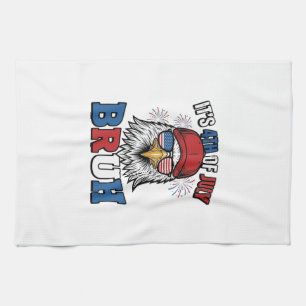 Linge De Cuisine Funny 4th of July Eagle Bruh Maillot Patriotique C