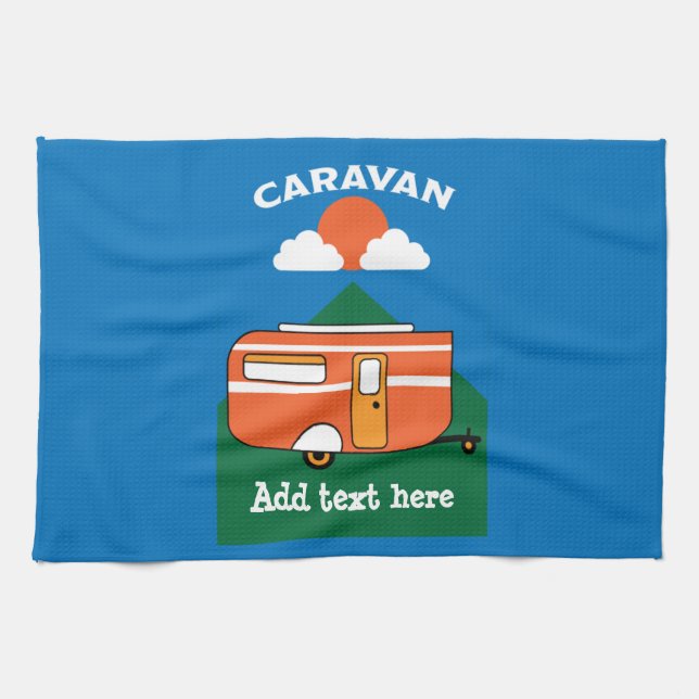 Linge De Cuisine Funny Accessoires caravane Camping Caravaner (Horizontal)
