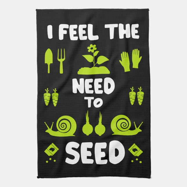 Linge De Cuisine Funny Allotissement jardinage (Vertical)