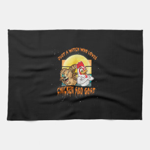 Linge De Cuisine Funny Chicken et Goat Halloween Costume Poison