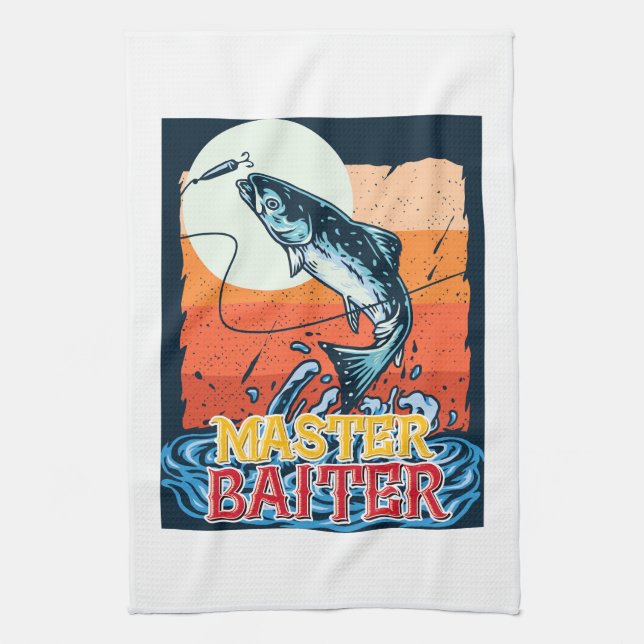 Linge De Cuisine Funny Fishing Master Baiter (Vertical)
