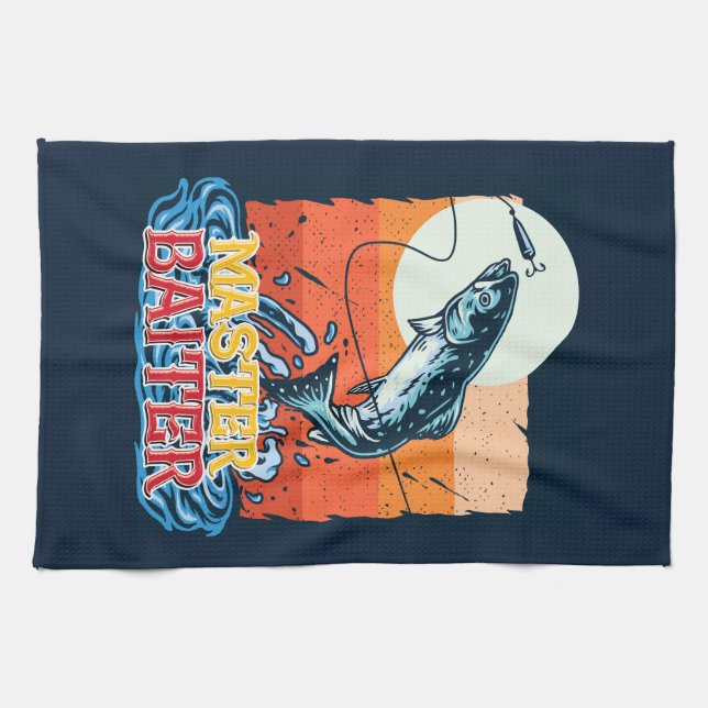 Linge De Cuisine Funny Fishing Master Baiter (Horizontal)