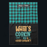 Linge De Cuisine Funny What's Cuisine Good Look Personnalisé<br><div class="desc">Drôle et serviette de cuisine cool pour rendre la cuisine plus amusante. Cadeau personnalisé pour la famille et les amis qui aiment la cuisine, la cuisson et essayer une nouvelle recette dans la cuisine. Customisez le libellé qui convient à votre occasion. Vous pouvez utiliser l'outil de conception pour modifier davantage...</div>