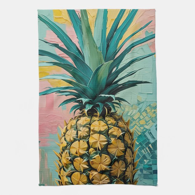 Linge De Cuisine Fusion d'ananas (Vertical)