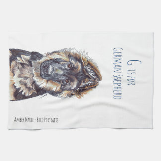 Linge De Cuisine G est pour le berger allemand