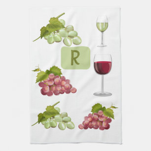Linge De Cuisine Gaga sur les raisins