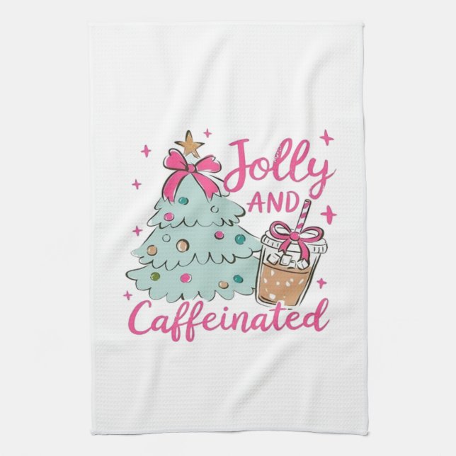 Linge De Cuisine Gai et Caféiné (Vertical)
