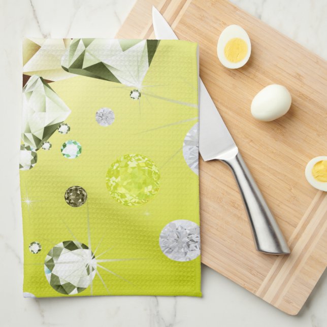 Linge De Cuisine Galaxie de diamant 8 (Quart Plié)