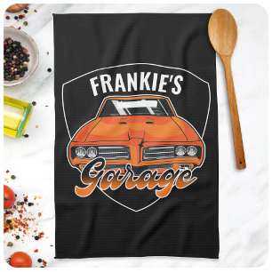 Linge De Cuisine Garage de voiture de muscle personnalisé 1969 Ram 