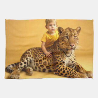 Linge De Cuisine garçon et jaguar